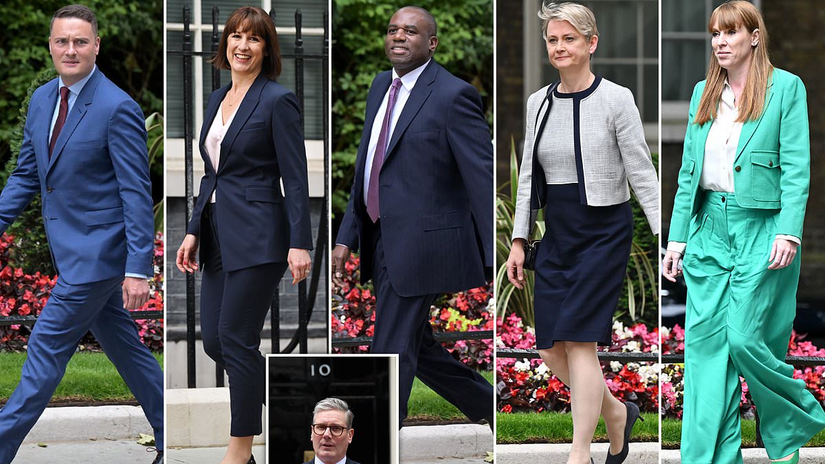 Rachel Reeves becomes Britain’s first female Chancellor, Angela Rayner is Deputy PM and David Lammy is made Foreign Secretary as Keir Starmer begins to name his Cabinet after entering No10 with a vow to ‘immediately’ begin work [Video]
