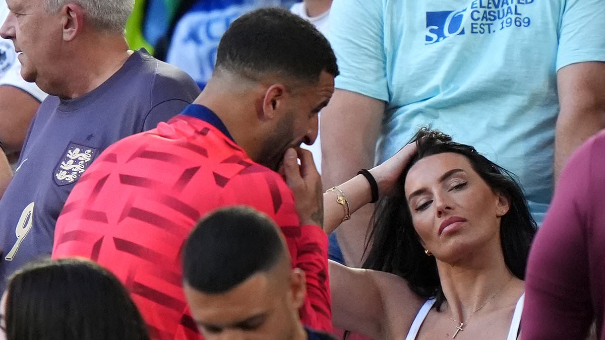 The REAL reason Annie Kilner looked ‘frosty’ during awkward reunion with Kyle Walker after Euro 2024 clash amid claims the England camp are ‘sick of outside distractions’ [Video]