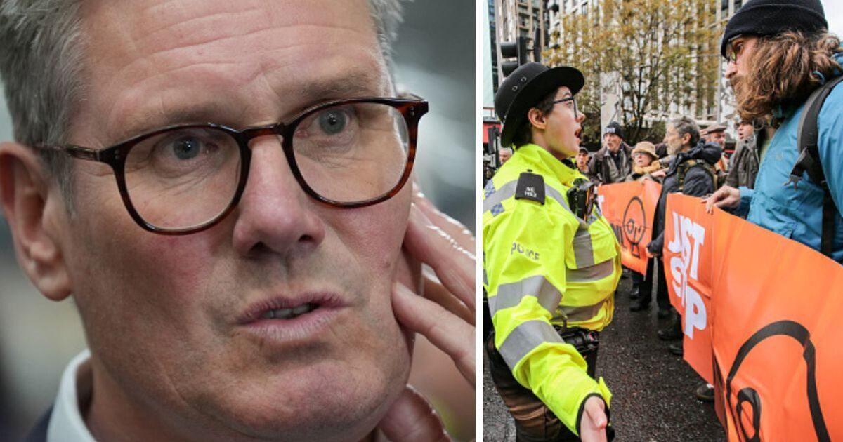 Just Stop Oil and pro-Palestine protesters plot chaos for Keir Starmer | UK | News [Video]