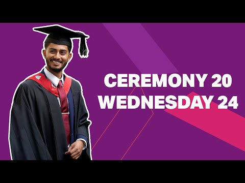 Aston University Graduation – Ceremony 20 – Wednesday 24 July 13.30 [Video]