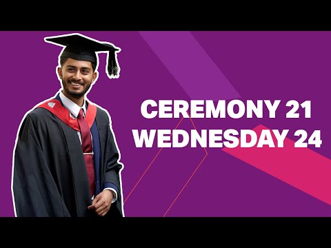 Aston University Graduation – Ceremony 21 – Wednesday 24 16.30 [Video]