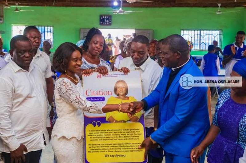 Apostolic Church honours Atiwa East MP for her hard work [Video]