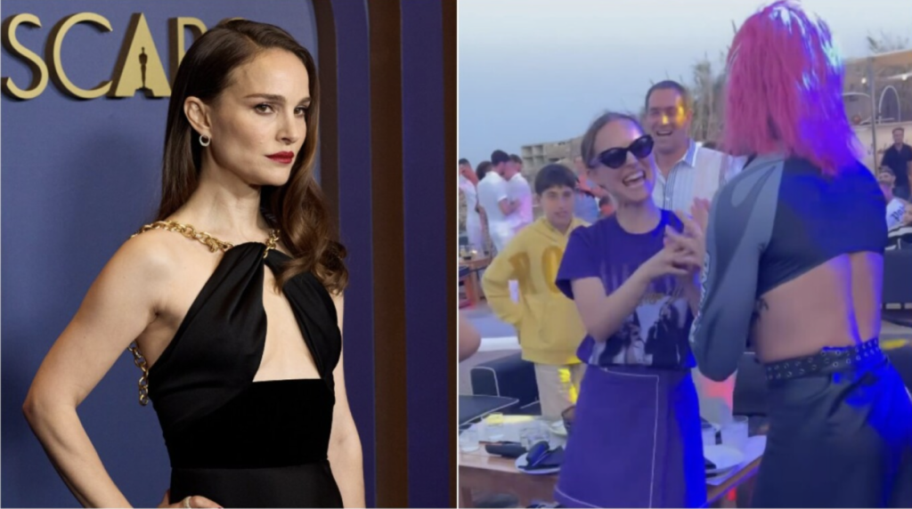 Natalie Portman on holiday in Mykonos – Her dance with a drag queen [Video]