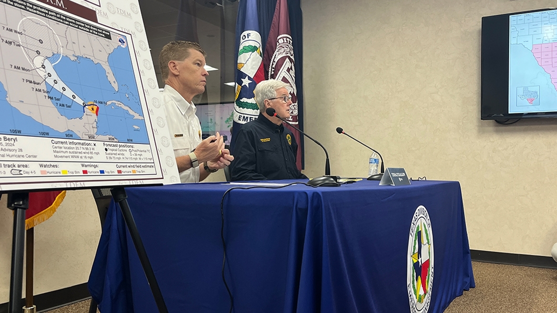 Patrick, emergency officials urge Texans to take Beryl seriously [Video]