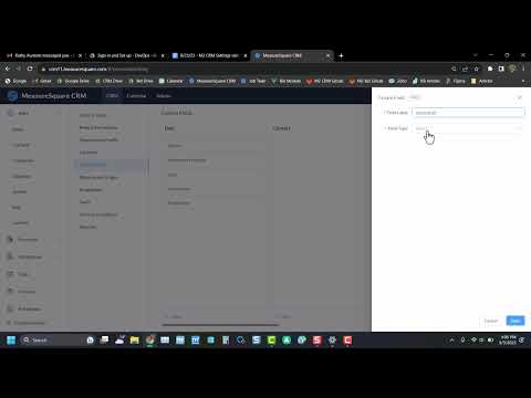 How to Add and Edit Custom Fields in MeasureSquare CRM [Video]