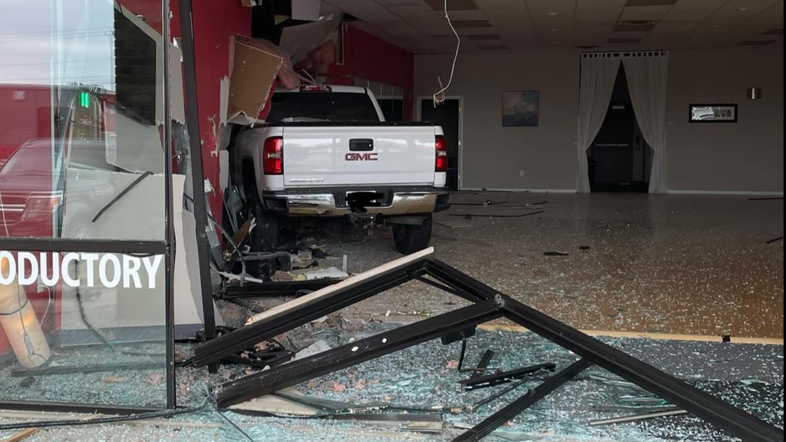 Truck crashes through Westfield dance studio [Video]