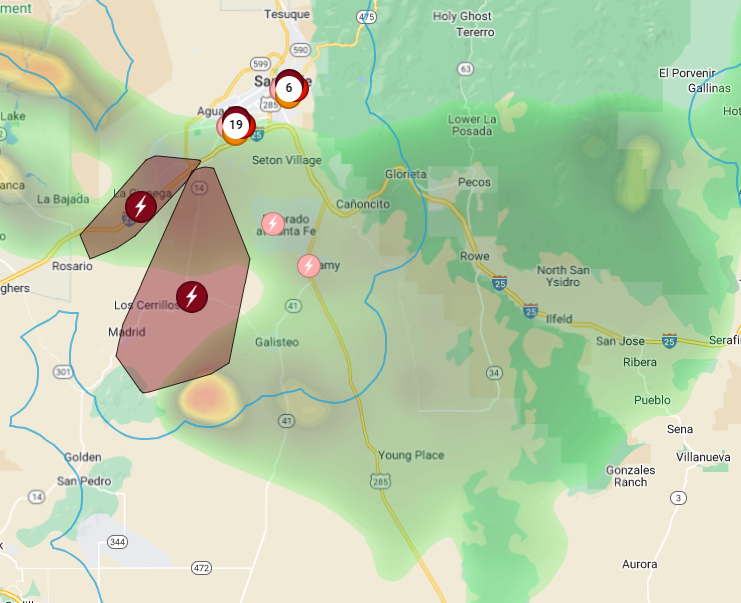 Thunderstorms cause 25K+ customers in Santa Fe to lose power [Video]