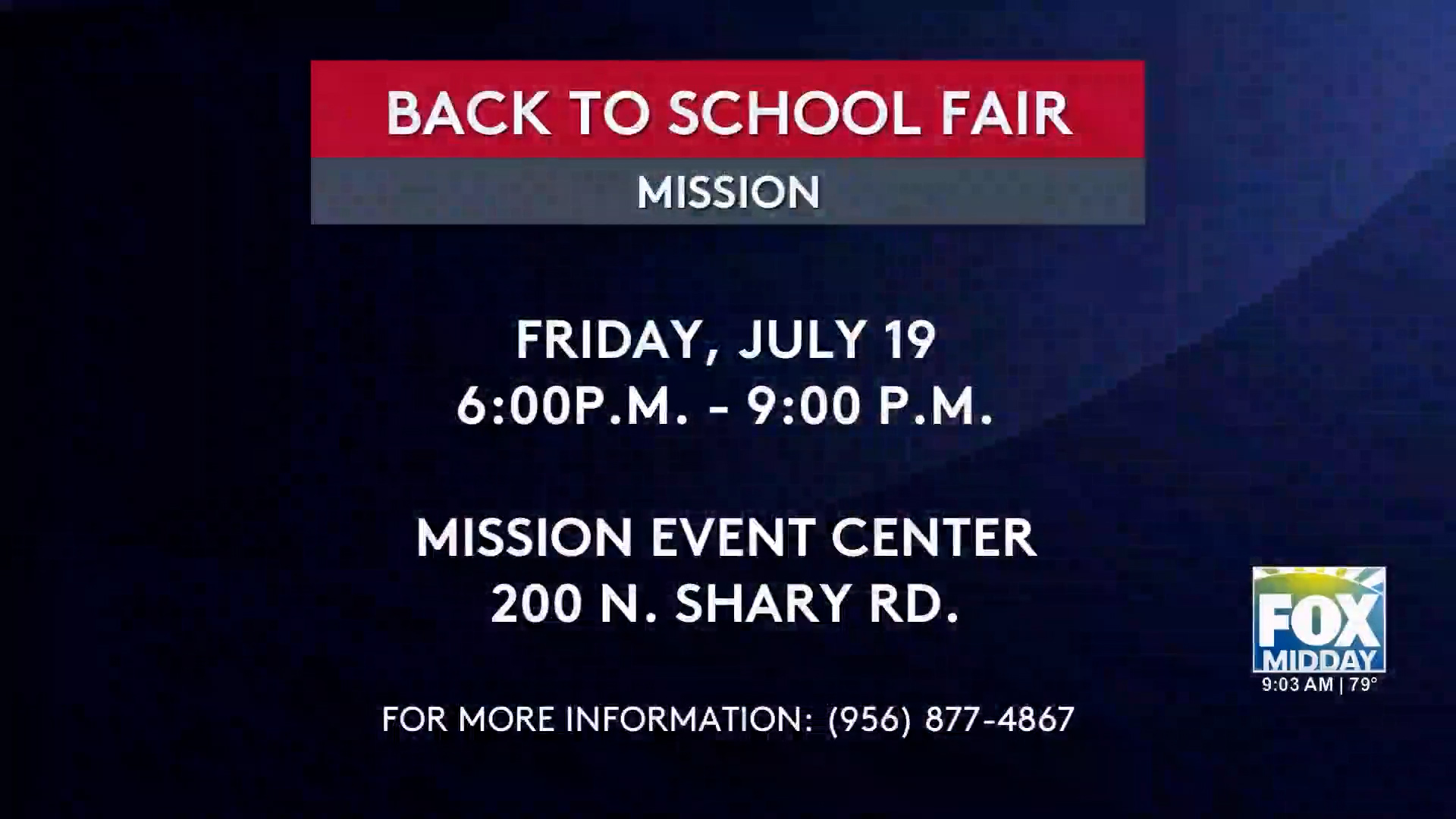 Backpacks Galore: 1000 Free Backpacks At Mission’s Back To School Bash! [Video]