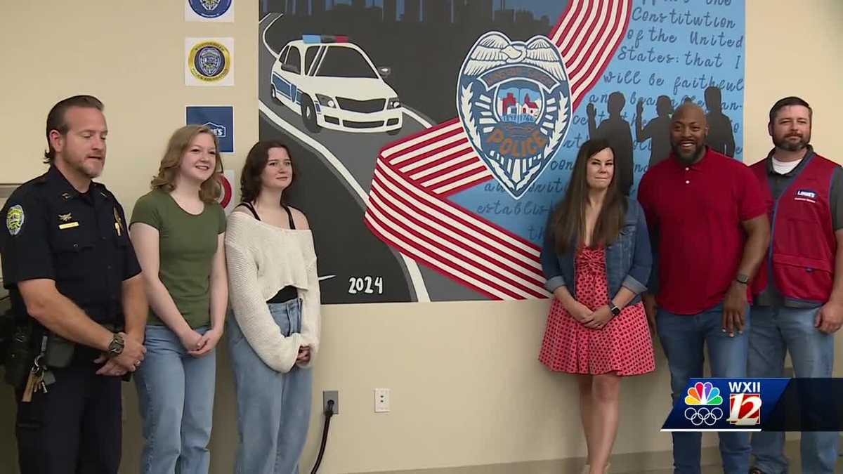 Two local students unveil mural at Winston Salem Police Department District 3 [Video]