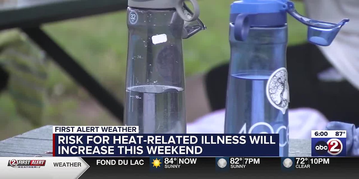 Risk for heat-related illnesses will rise with weekend heatwave [Video]