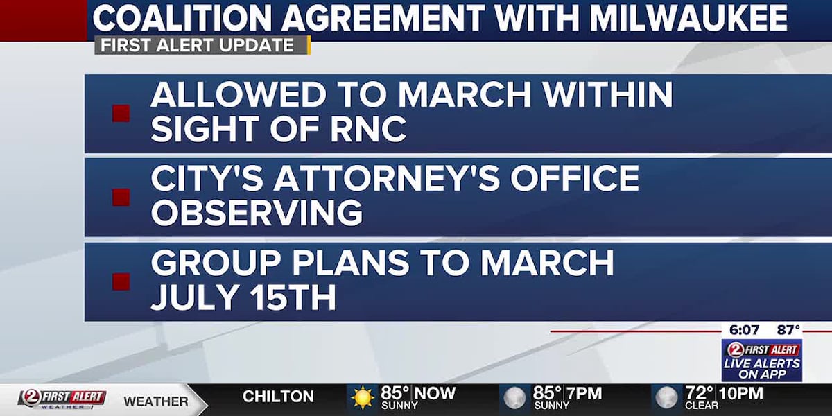 Coalition to March on RNC reaches agreement with city of Milwaukee [Video]