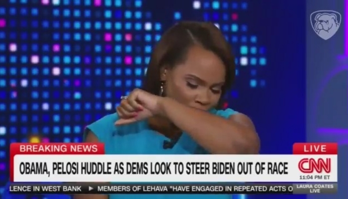 CNNs Laura Coates Find Solidarity With Biden Via On-Air Coughing Fit [Video]