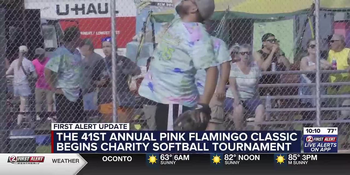 The 41st annual Pink Flamingo Classic kicks off in De Pere [Video]