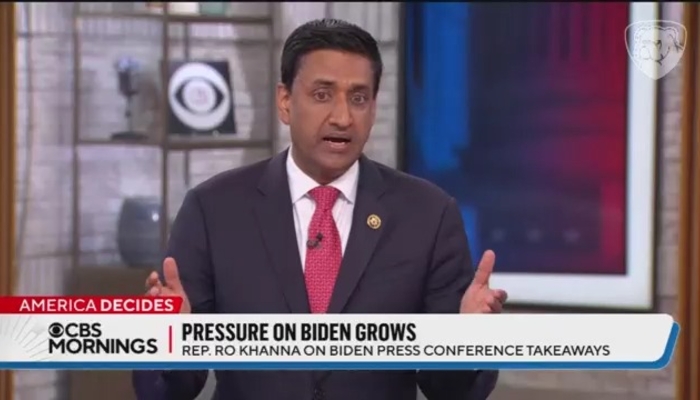 CBS Gives Democrat Rep. Ro Khanna a Reality Check on Biden [Video]