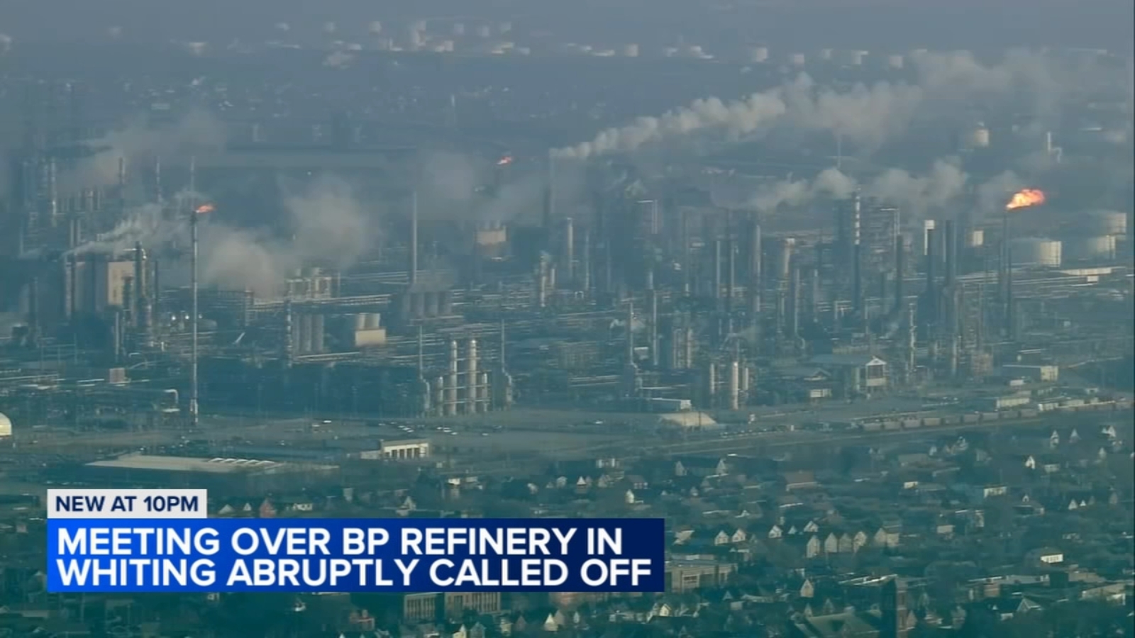 BP Whiting refinery news: Indiana Department of Environmental Management meeting on oil refinery outage abruptly canceled [Video]