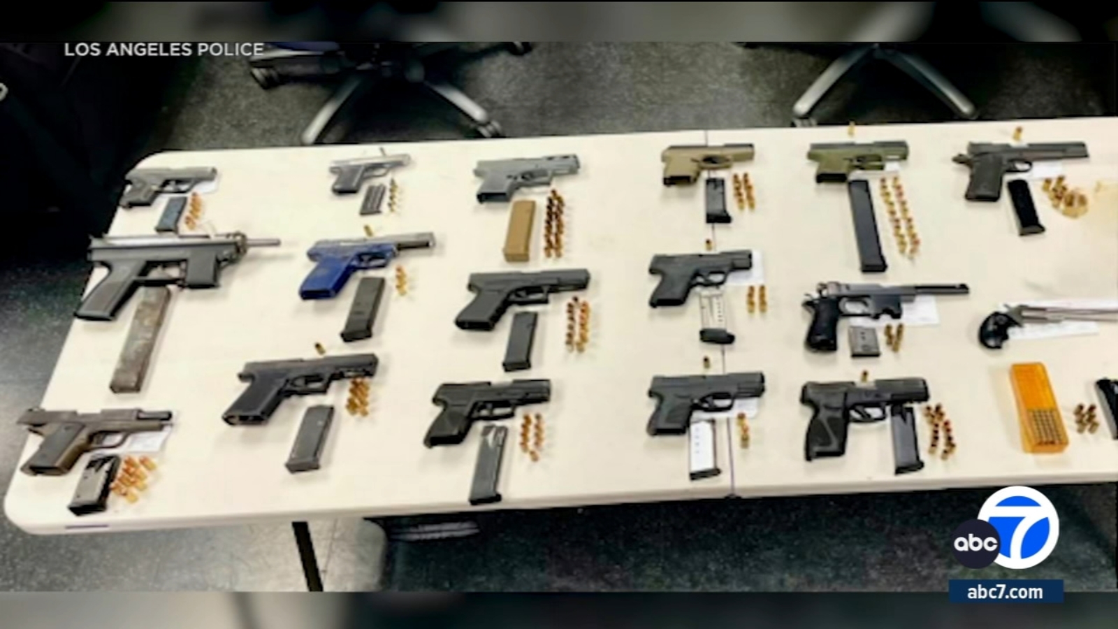 17 firearms including ghost guns seized from suspected gang members in Los Angeles [Video]