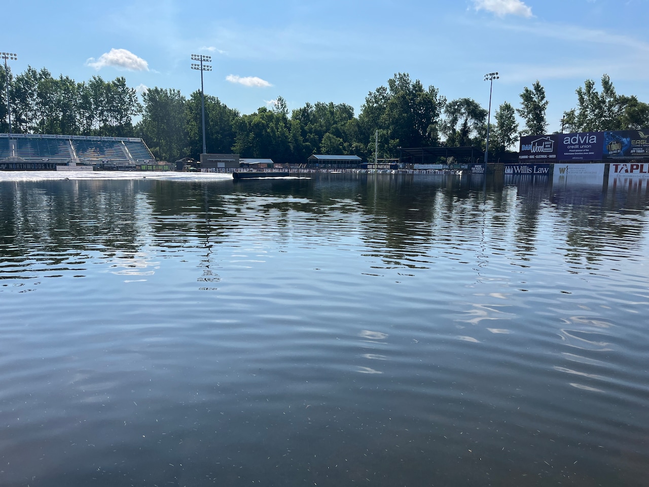 Kalamazoo Growlers home field underwater after latest torrential downpour [Video]