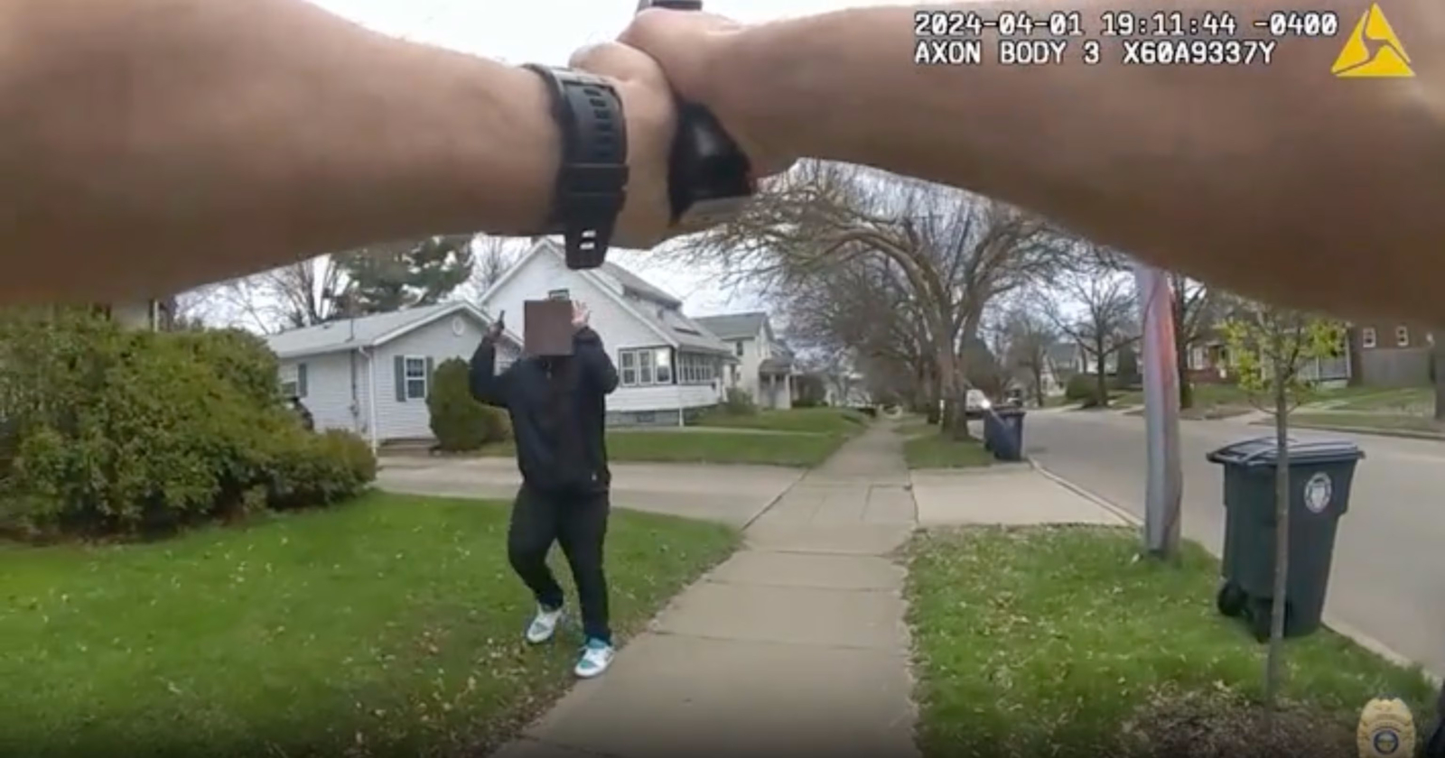 Akron bodycam footage video: Akron police shoot teenager Tavion Koonce-Williams holding fake gun