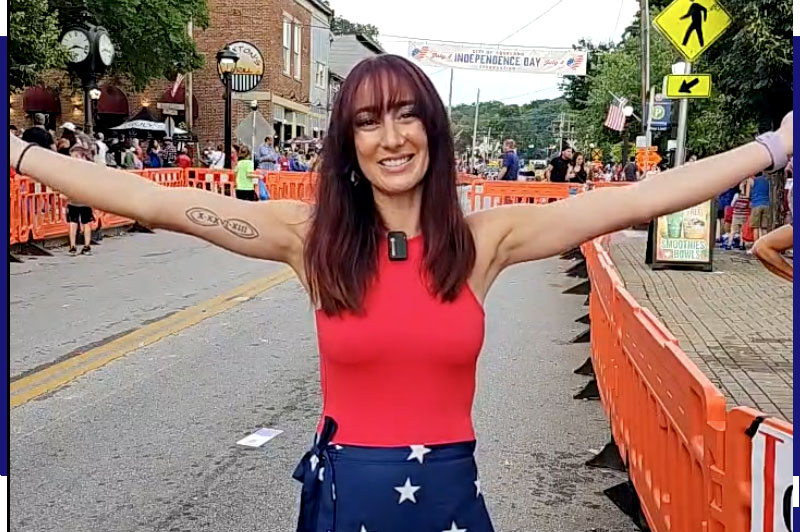 Cassie Mattias 4th of July parade commentary is at 4,175 views and counting! [Video]