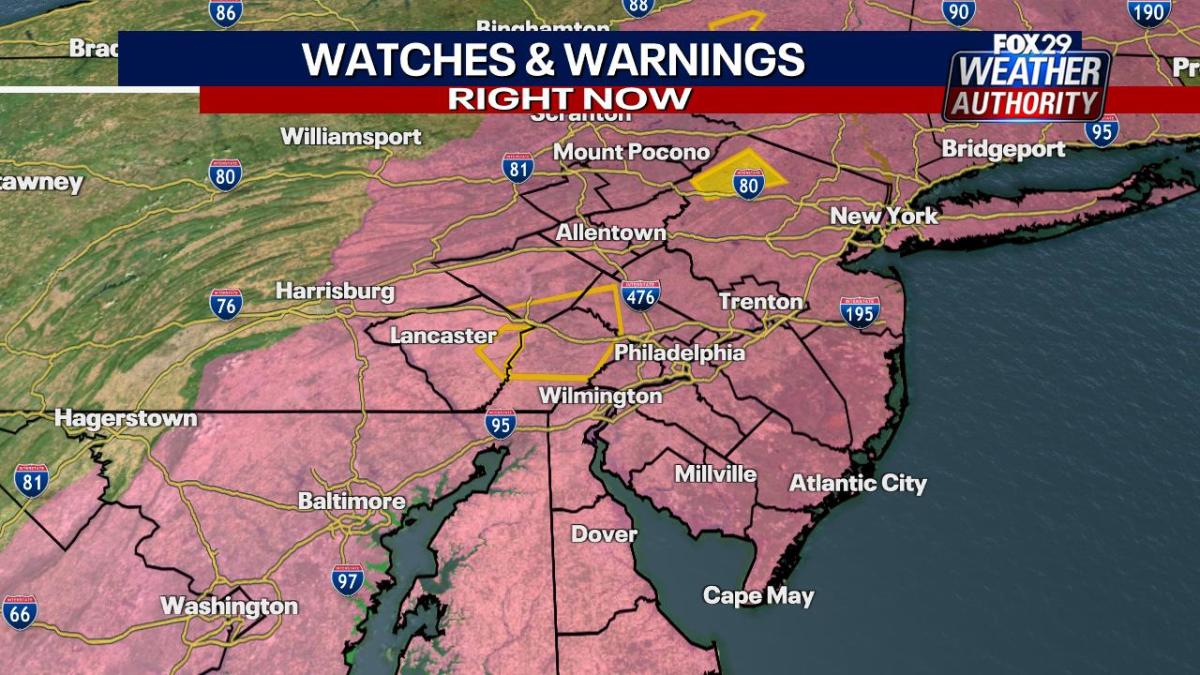 Severe thunderstorm watches, warnings issued for region [Video]