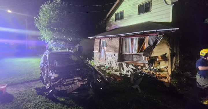 Car crashes into living room of Ontario house, forcing homeowners out: OPP [Video]