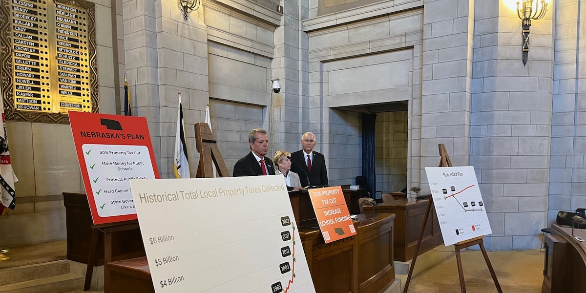 Gov. Pillen unveils playbook to cut property taxes by 50% [Video]