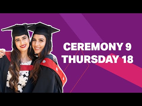 Aston University Graduation – Ceremony 9 – Thursday 18 July 16.30 [Video]