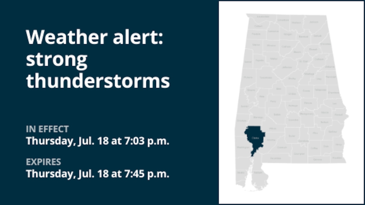 Weather alert for strong thunderstorms in Clarke County Thursday evening [Video]