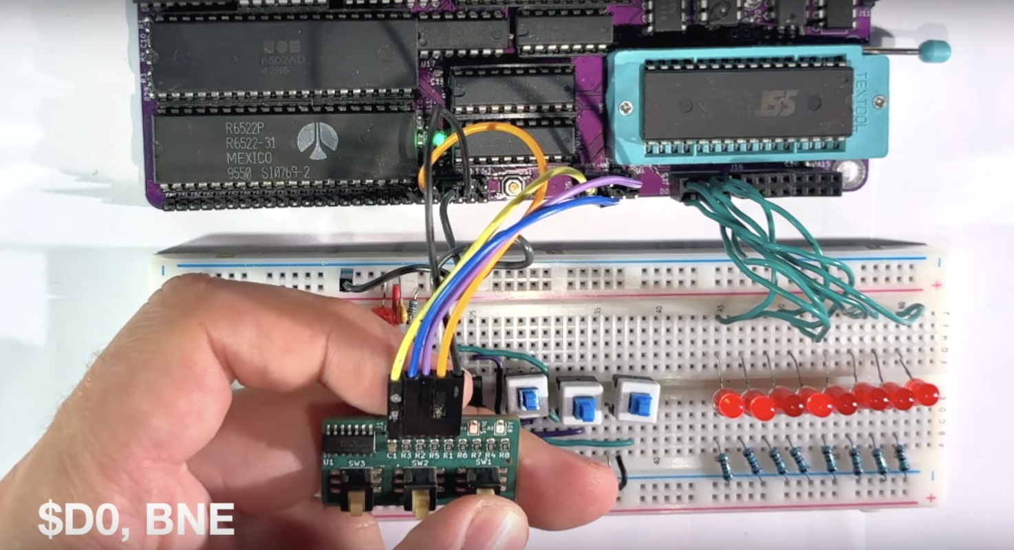 Single-Stepping The 6502 Processor | Hackaday [Video]