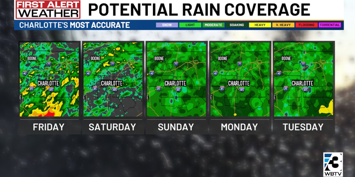 Relief from high heat arrives as thunderstorm chances remain [Video]