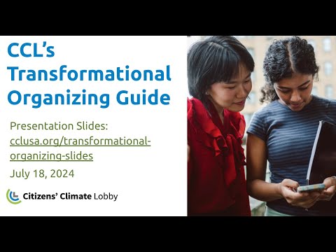 CCL Training: Transformational Organizing Guide [Video]