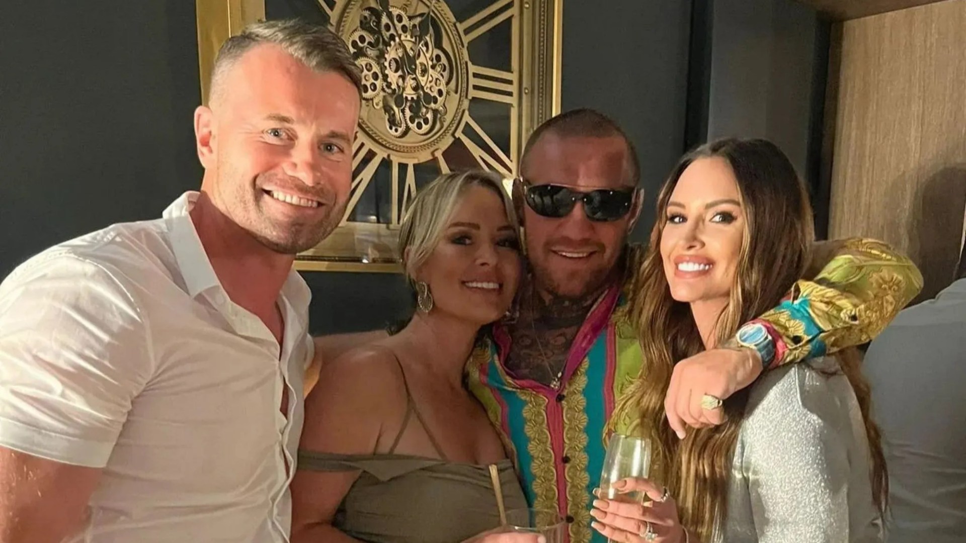 ‘It’s a proper party’ says Shay Given as Republic of Ireland legend bumps into Conor McGregor during sunny Spain holiday [Video]