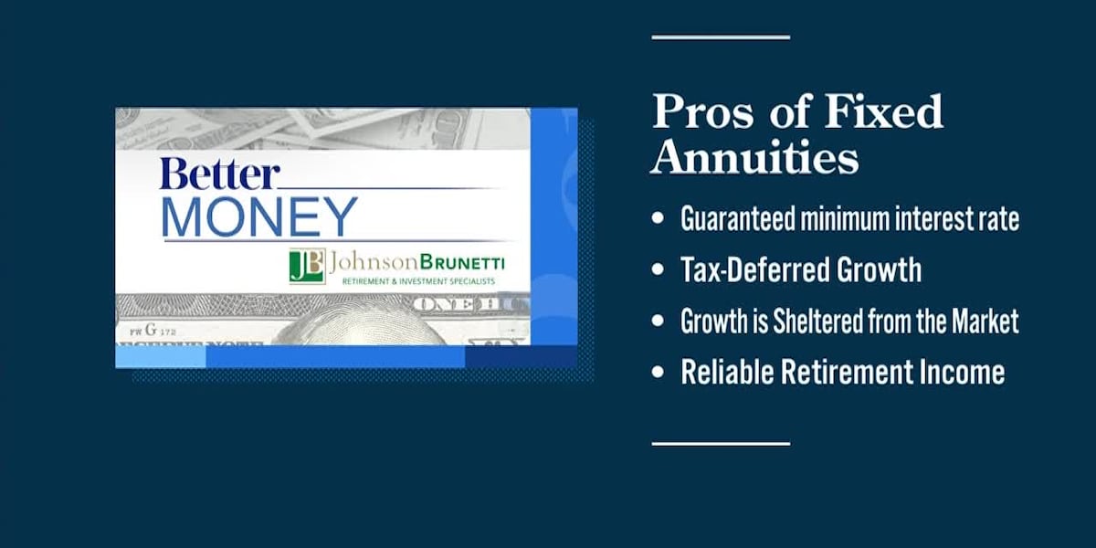BETTER MONEY: The benefits of a fixed annuity, 7/20 [Video]