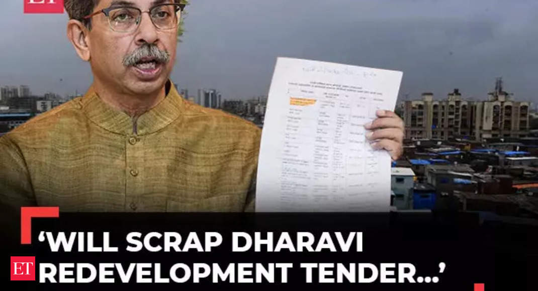 Dharavi: ‘Wont allow Mumbai to turn into Adani city’: Uddhav Thackeray vows to scrap Dharavi redevelopment project – The Economic Times Video