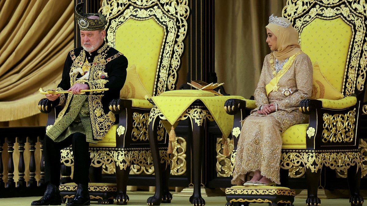 Malaysia crowns new monarch in spectacular ceremony, with King Charles sending personal good wishes to half-British billionaire, 65, known for his love of private jets and luxury cars [Video]