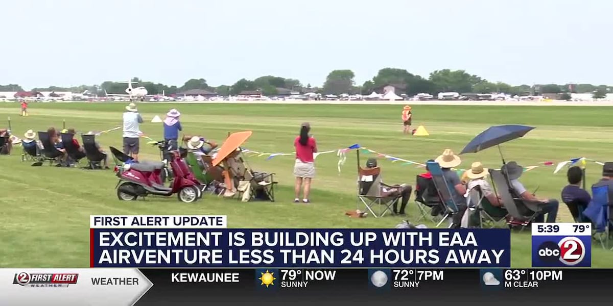 Excitement is building for the kick-off of EAA AirVenture [Video]