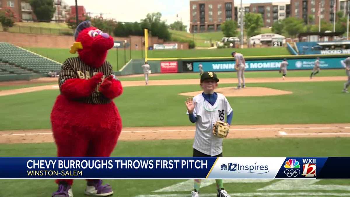 Asheboro boy that survived a house fire throws first pitch at Winston-Salem dash game [Video]