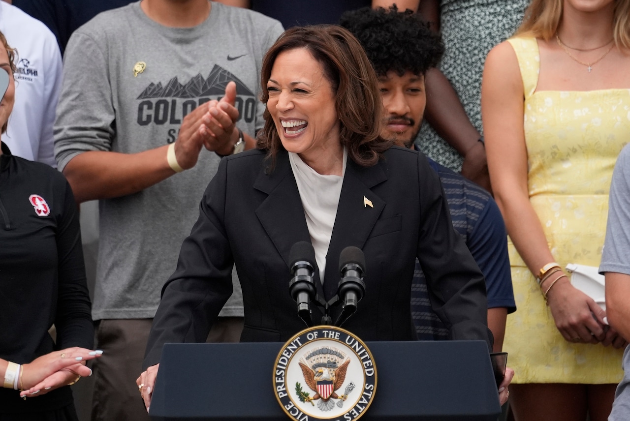 Delegate math says that Harris may be unstoppable for Dem nomination [Video]