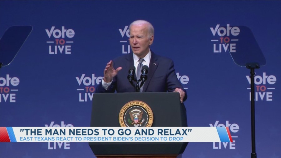 East Texans react to Biden withdrawal from presidential election [Video]