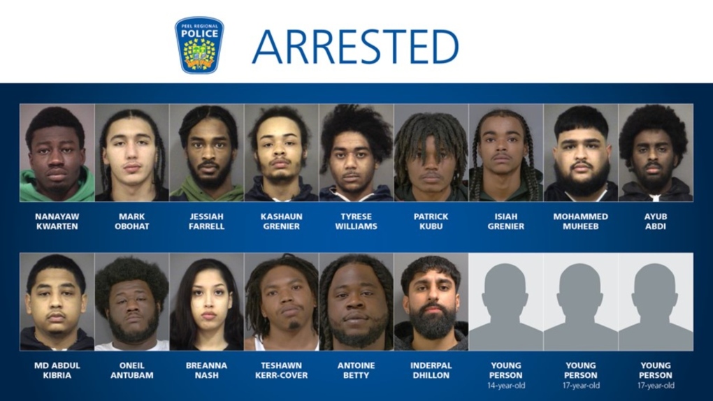 Arrests made in Toronto-area home invasions, robberies, and carjackings: Peel police [Video]