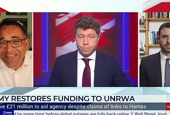 Funding to UNRWA is a Direct Subsidy to Hamas | Eylon Levy on GBNews (19 July 2024) (video)