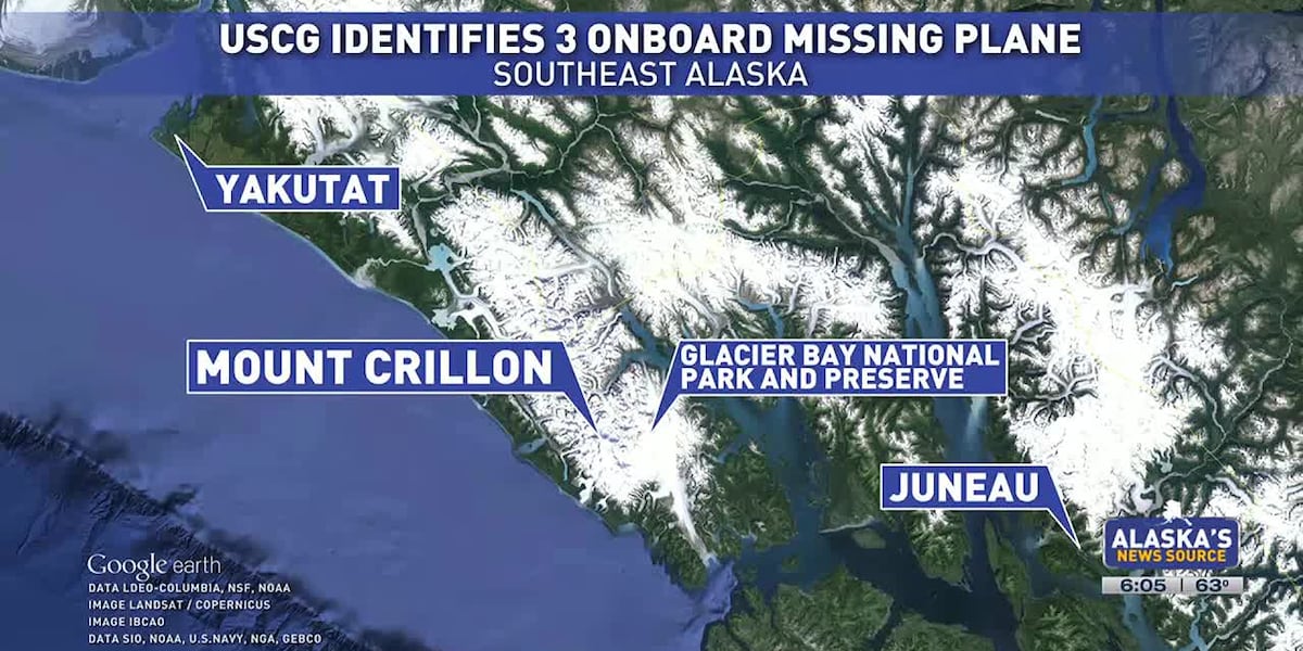 Coast Guard identifies 3 onboard plane missing near Panhandle [Video]