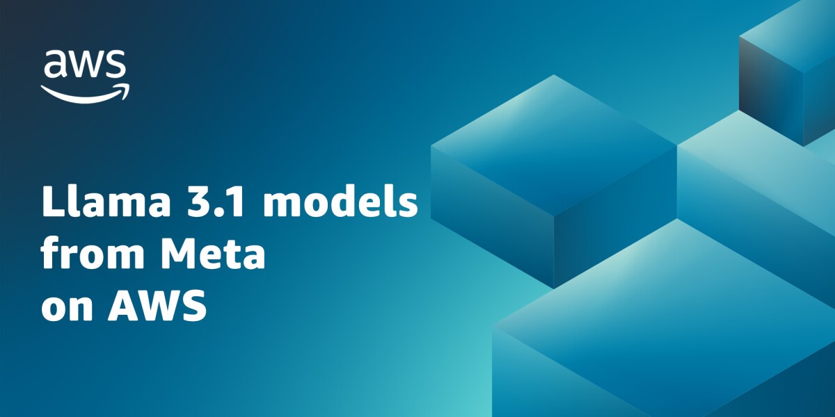 Llama 3.1 models from Meta are available on AWS for generative AI applications [Video]