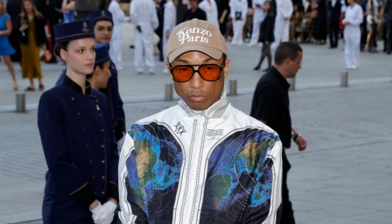Pharrell Williams & Evian Collaborate On New Water Bottle [Video]