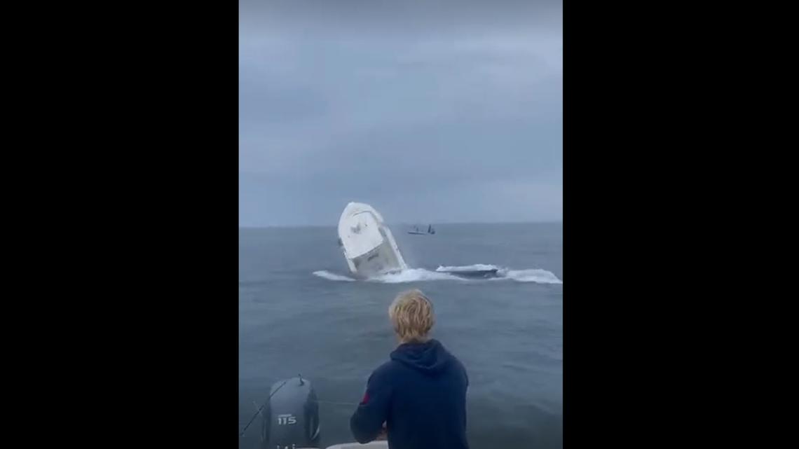Breaching whale flips boat off New Hampshire coast [Video]