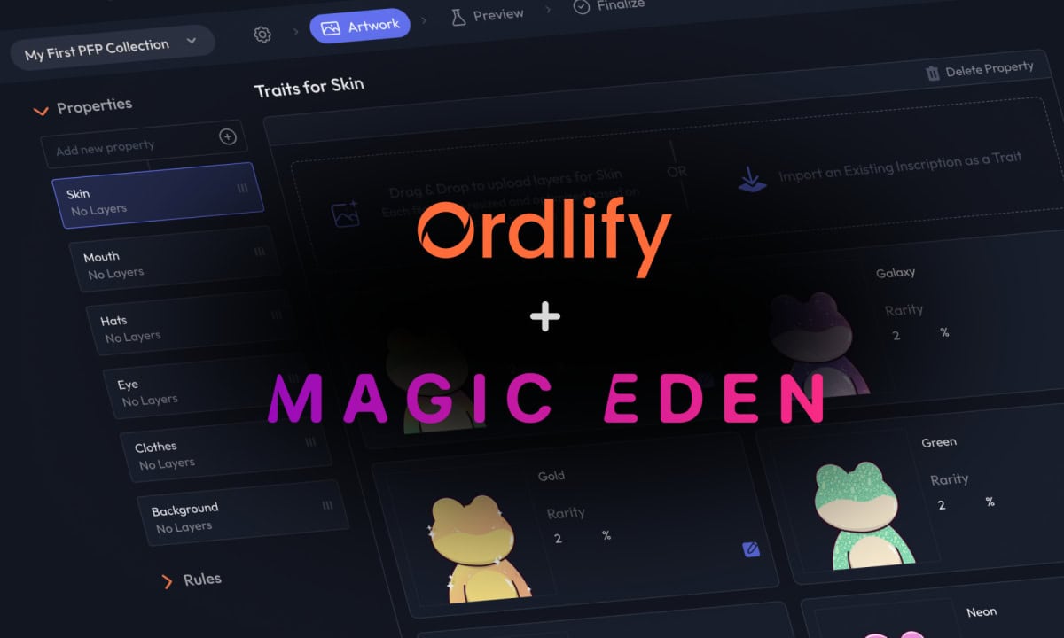 Magic Eden and Ordlify Collaborate to Streamline the Creation and Sales of New Bitcoin Ordinals Collections [Video]