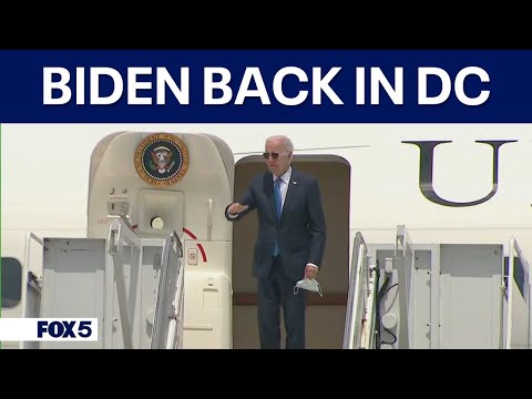 Biden returns to DC ahead of primetime Oval Office address Wednesday [Video]