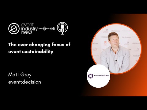 The ever changing focus of event sustainability [Video]