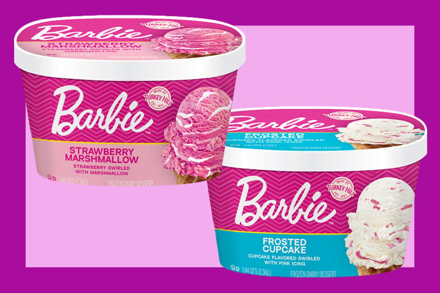 Turkey Hill Releases 2 Barbie-Themed Ice Cream Flavors [Video]