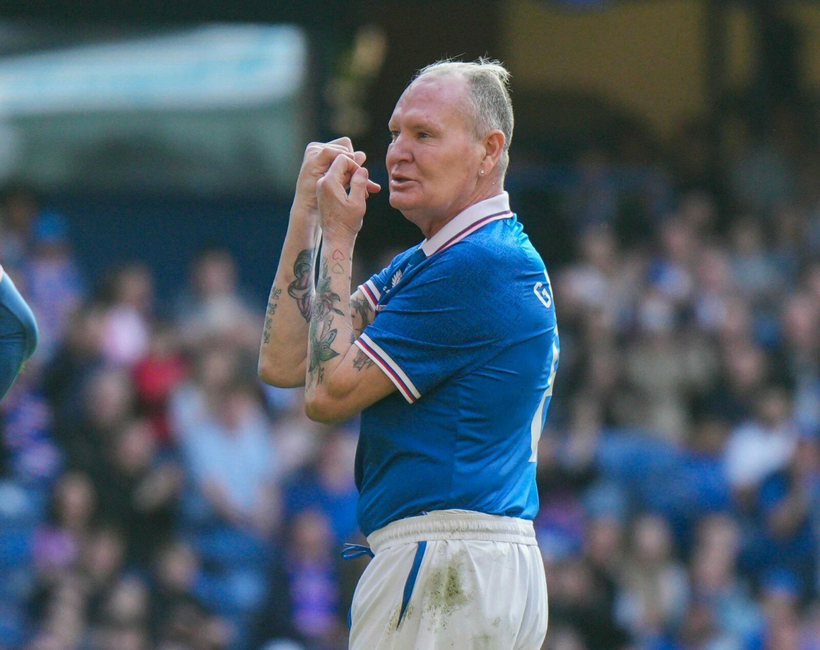 Paul Gascoigne takes part in ‘An Evening With’ event in Llanelli, Wales [Video]